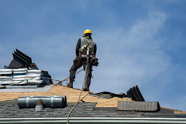 Professional Roof Installation technician working in Stockbridge, WI